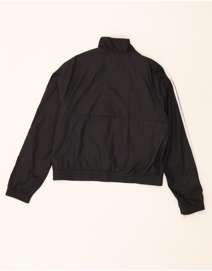 Casaco de treino Adidas para meninas 14-15 anos preto poliéster