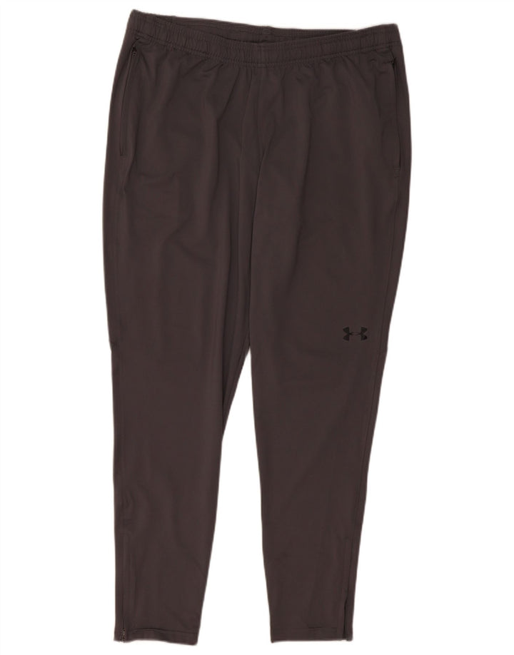 Calça de treino masculina Under Armour XL cinza poliéster