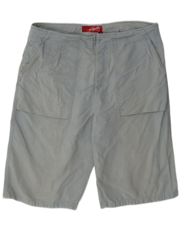 Billabong Mens Chino Shorts W36 Grande Algodão Azul