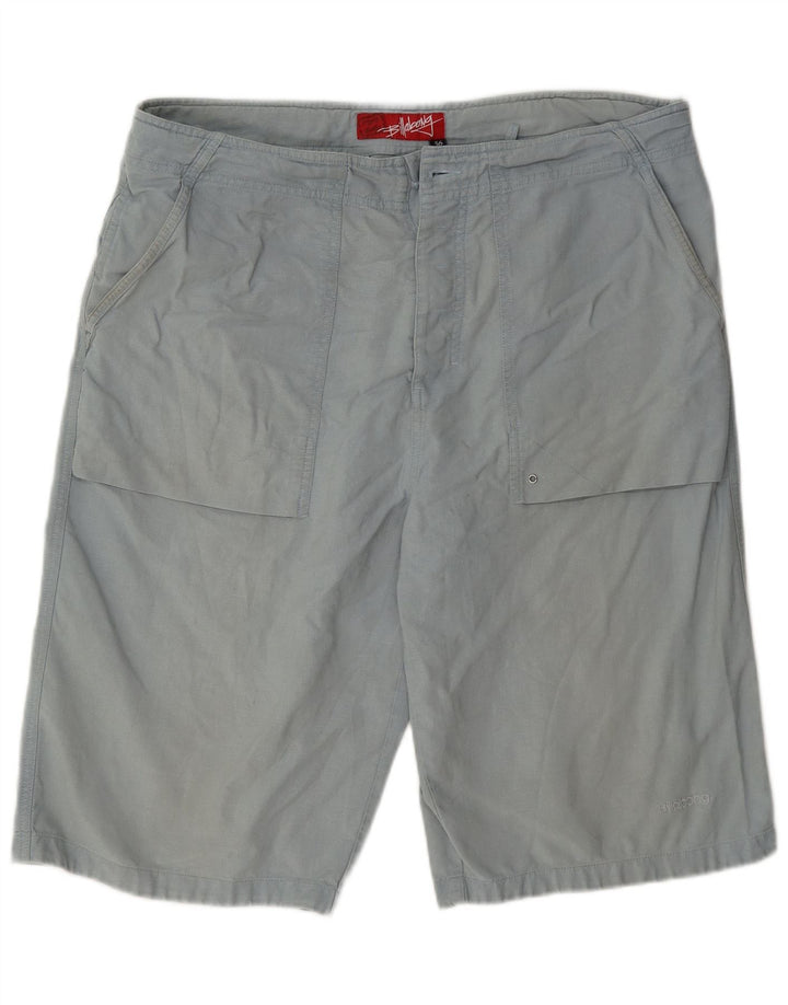 Billabong Mens Chino Shorts W36 Grande Algodão Azul