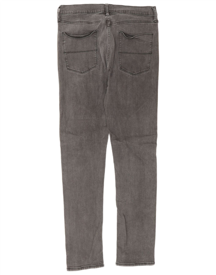 Marks & Spencer Mens Slim Jeans W34 L33 Algodão Cinza