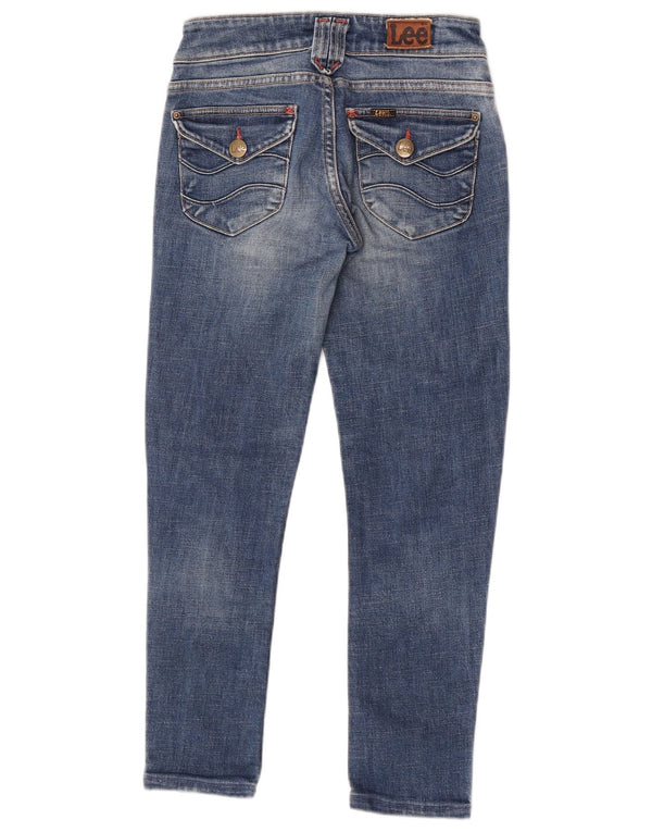 Lee Meninas Jeans Skinny 9-10 Anos W24 L25 Azul