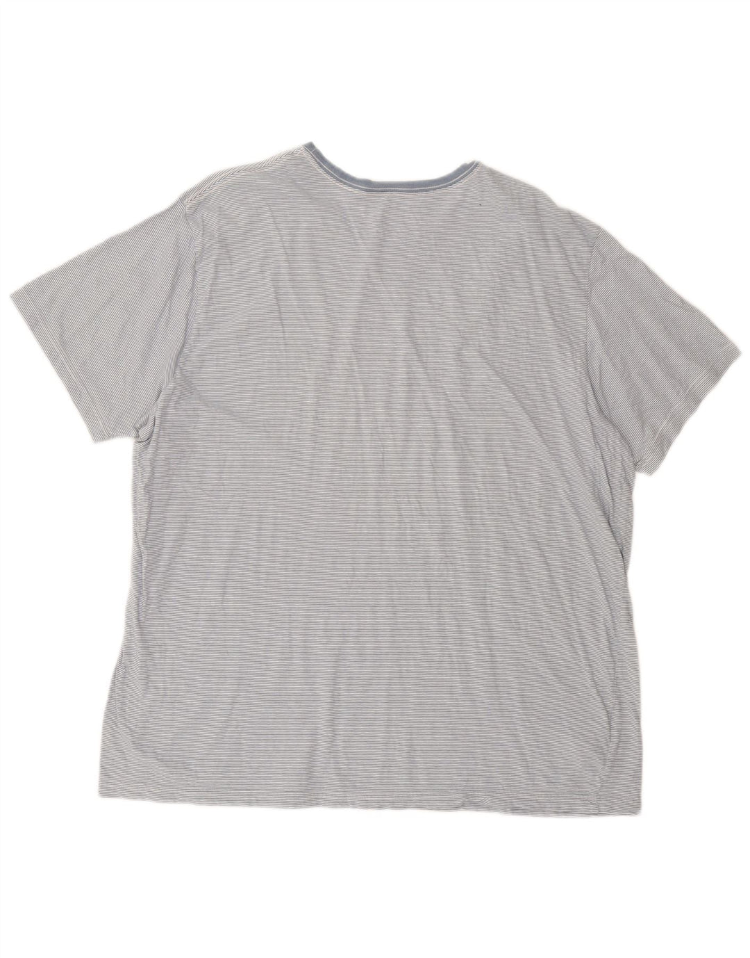 Camiseta masculina Eddie Bauer Top 2XL algodão listrado cinza