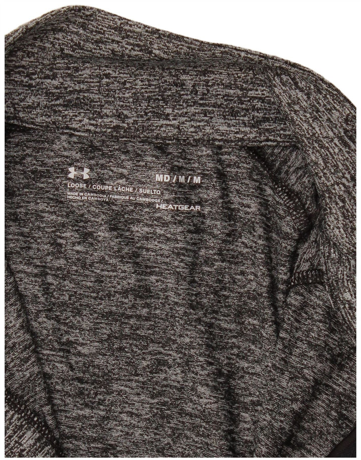 Under Armour Pulôver de manga comprida feminino Top de treino UK 12 cinza médio