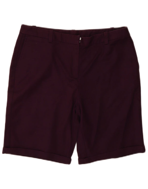 Shorts Chino femininos Crew Clothing UK 12 Médio W30 Algodão Borgonha