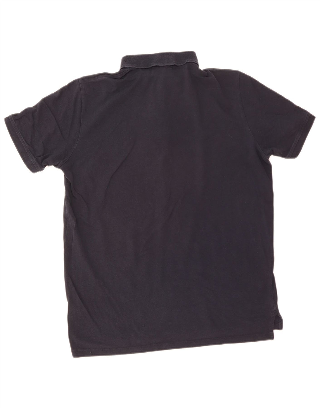 Camisa polo masculina Hugo Boss grande algodão azul marinho