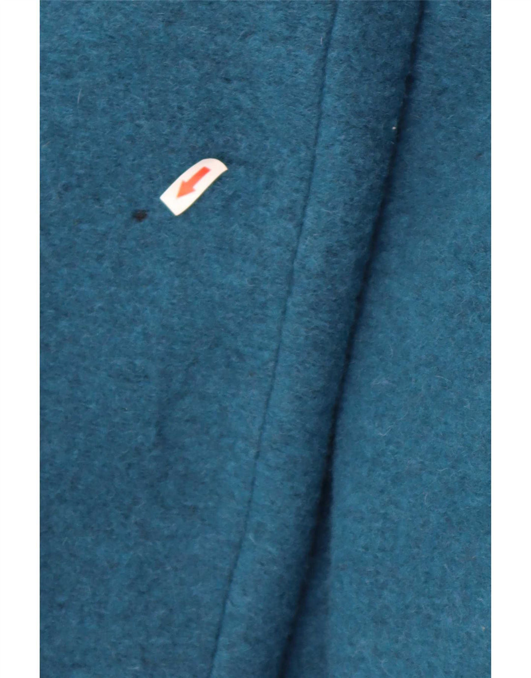 Sobretudo feminino Zara UK 14 poliéster azul marinho médio