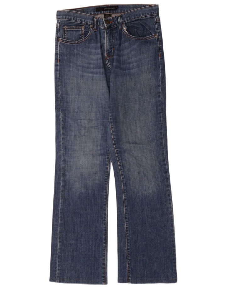 Calça jeans feminina Calvin Klein Bootcut EUA 6 médio W32 L31 algodão azul