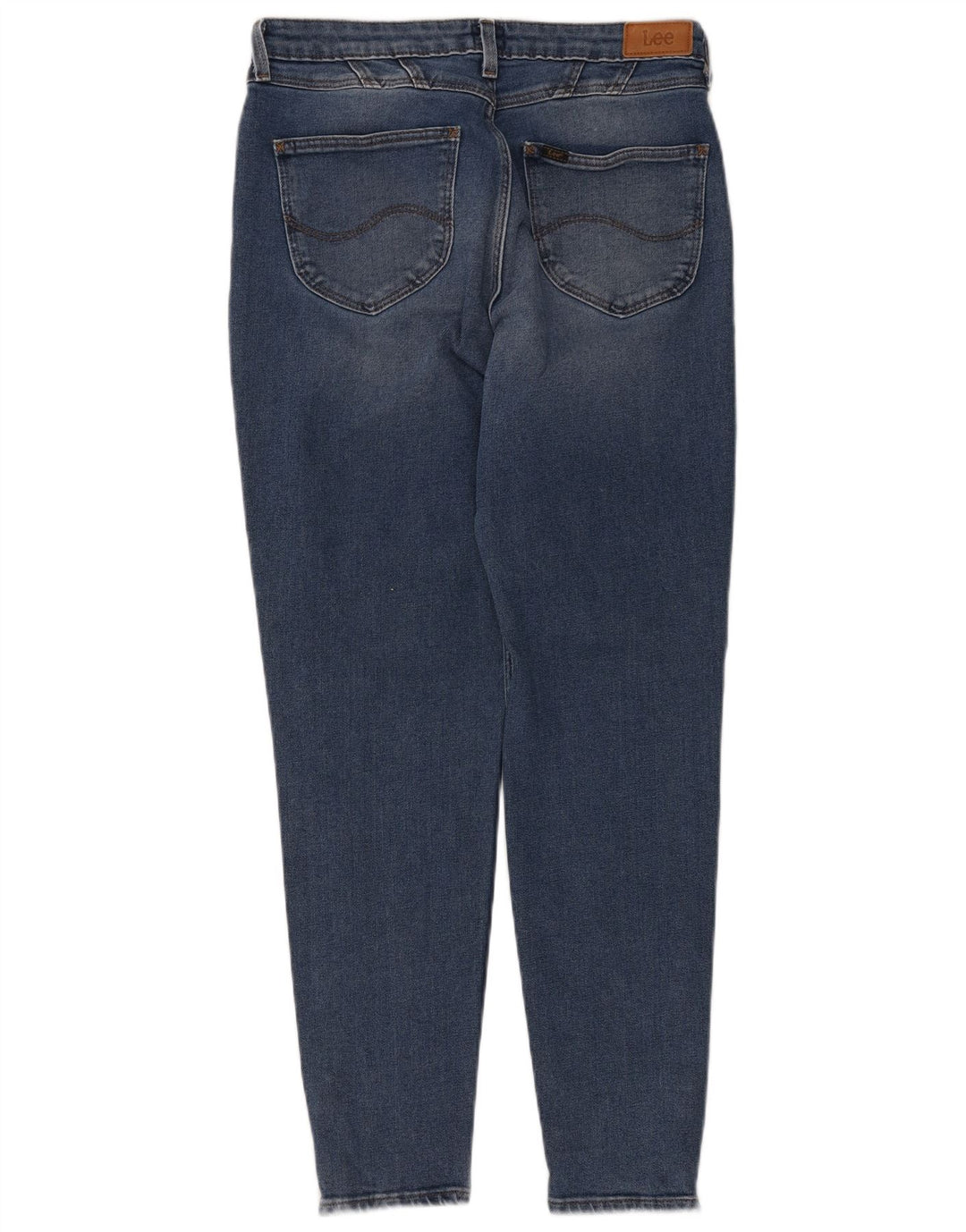 Jeans cônicos femininos LEE W30 L29 algodão azul