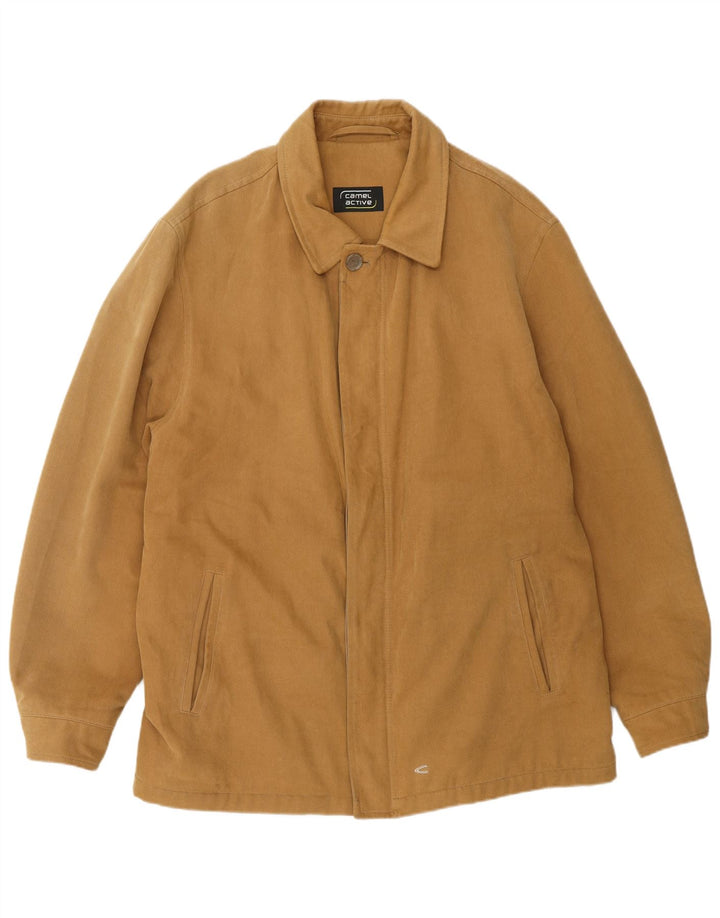 Jaqueta bomber masculina CAMEL ACTIVE EU 52 grande algodão bege