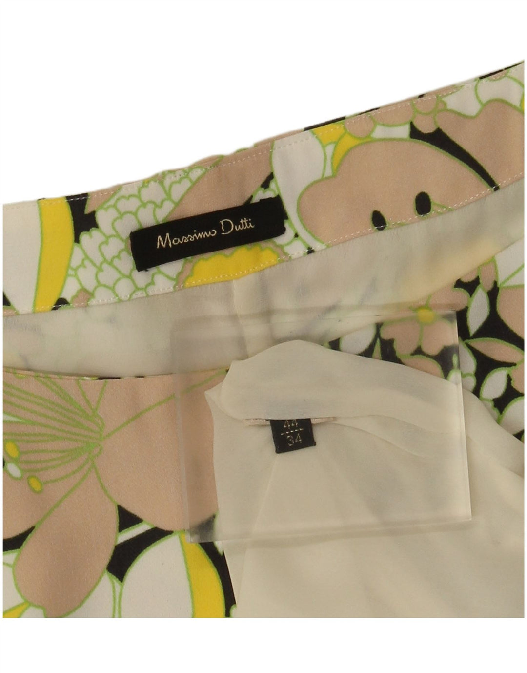 Vestido feminino Massimo Dutti EU 44 XL multicolorido floral
