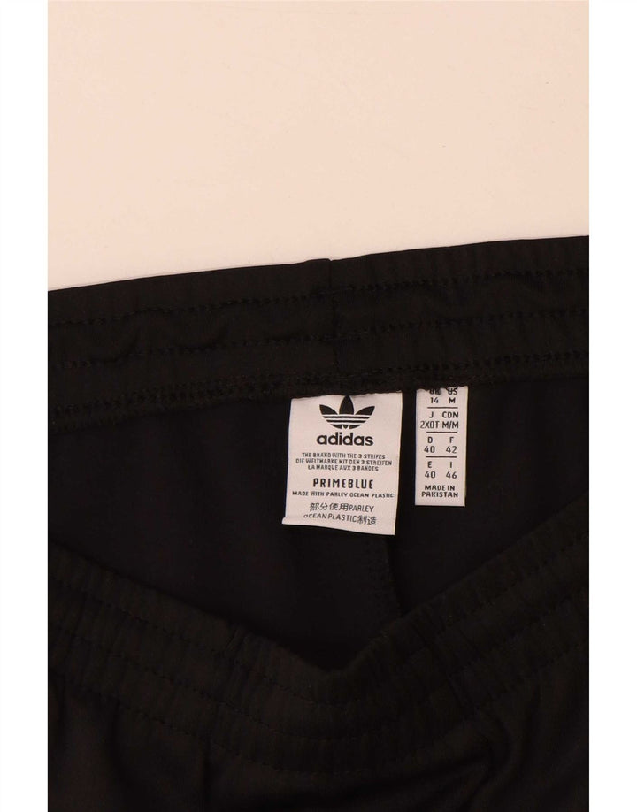 Calça de treino feminina Adidas UK 14 poliéster preto médio