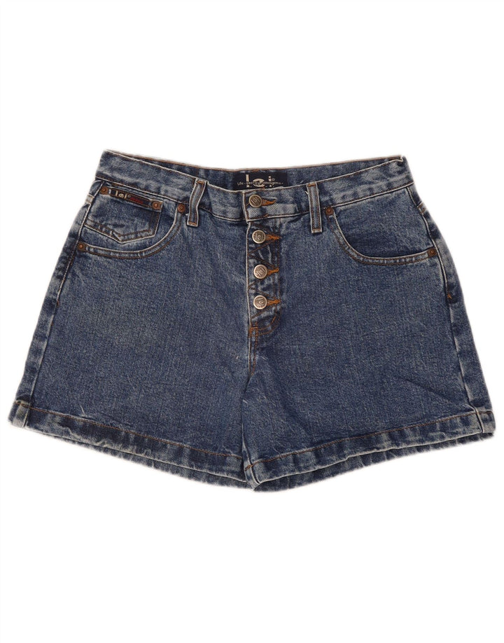 Shorts jeans feminino L.E.I US 9 médio W30 algodão azul