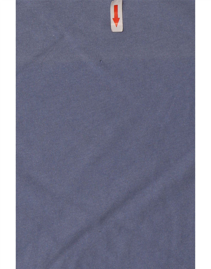 Camiseta feminina gráfica Levi's Top UK 14 algodão azul médio