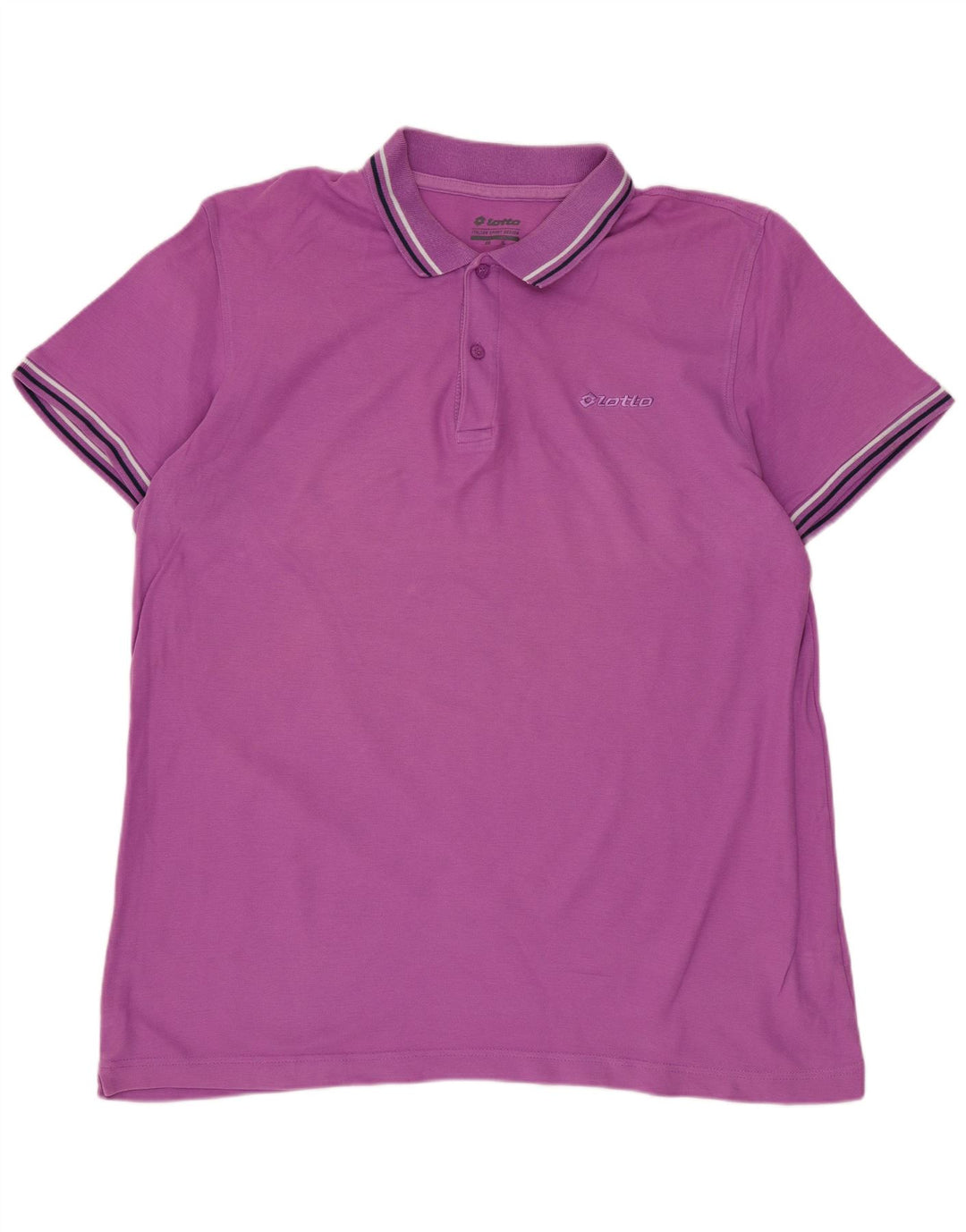 Camisa polo masculina LOTTO XL algodão roxo