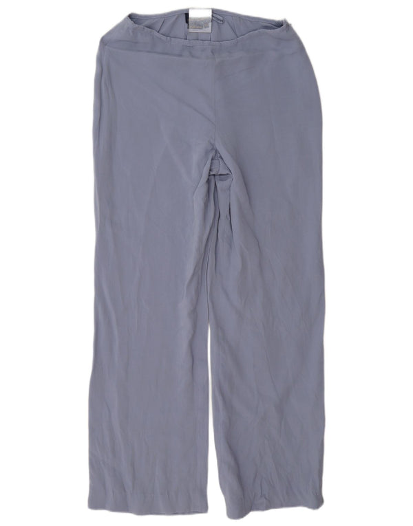 Luisa Spagnoli Calça feminina casual folgada IT 44 médio W28 L28 azul