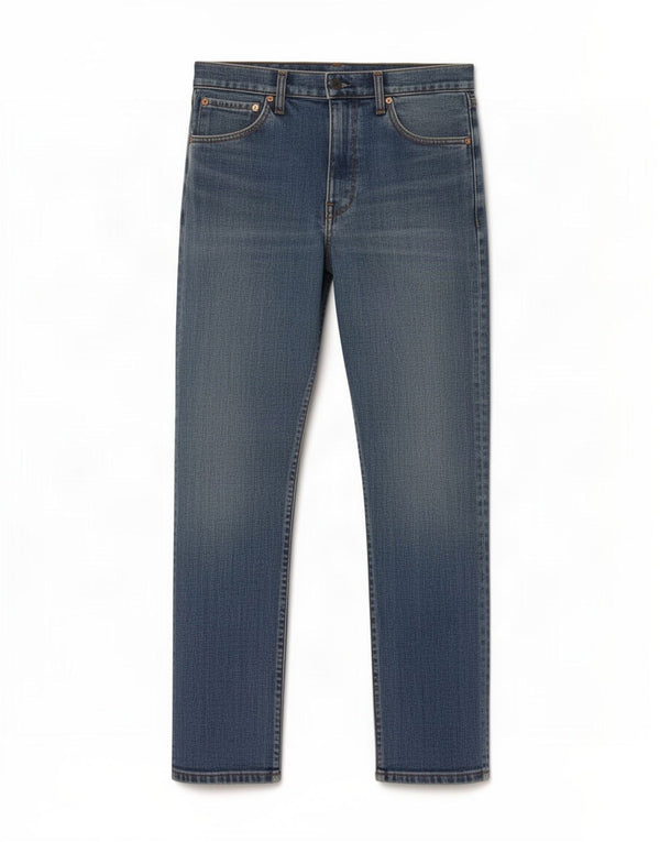 Levi's Masculino 505 Straight Jeans W32 L29 Azul Algodão