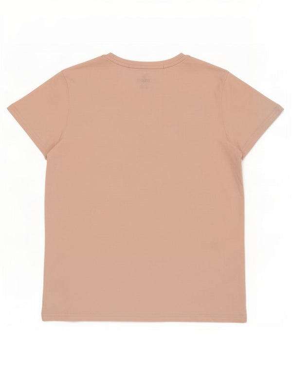 Camiseta feminina Puma Graphic UK 14 grande algodão rosa