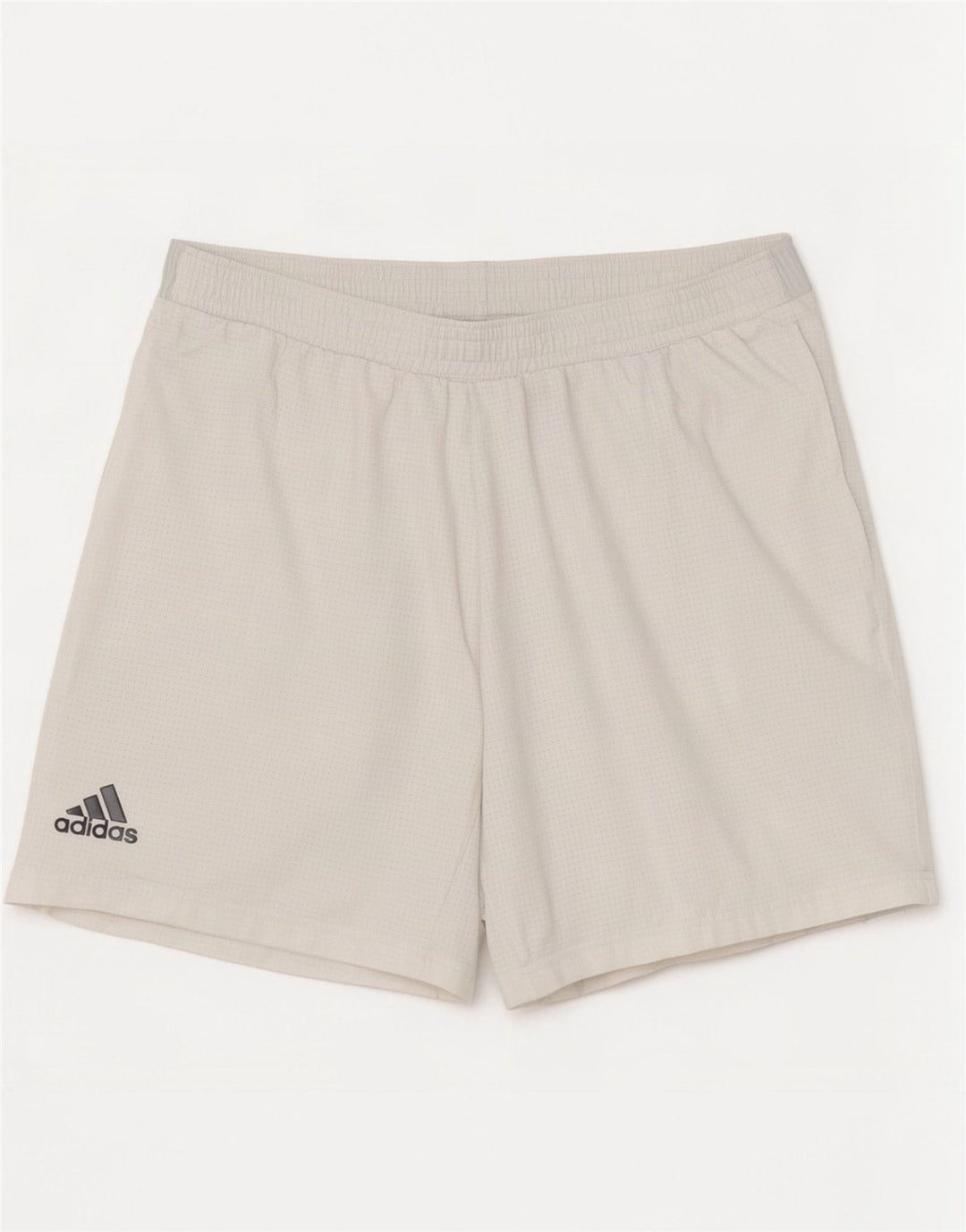 Shorts esportivos masculinos Adidas XL branco xadrez poliéster