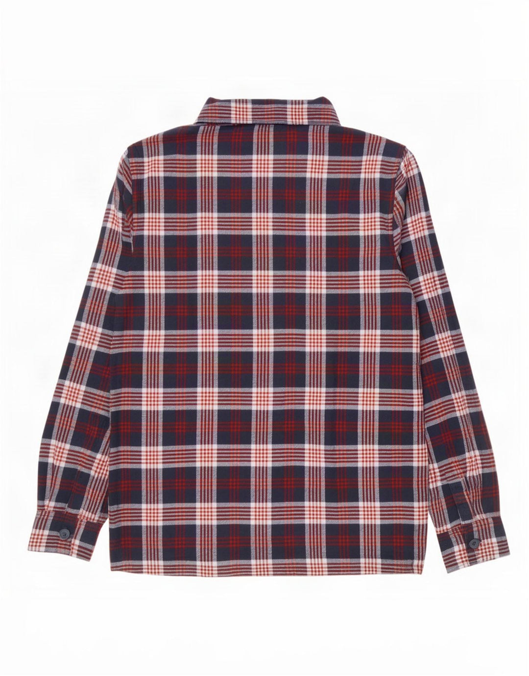 Camisa masculina de flanela de lenhador Active Touch algodão xadrez médio azul marinho