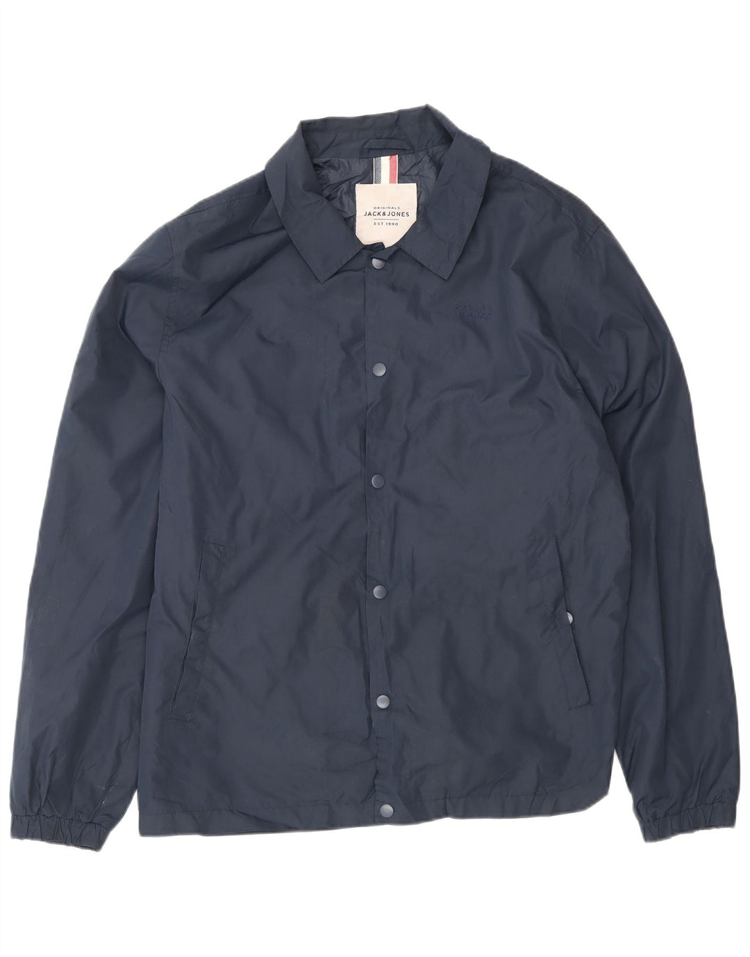 Jaqueta bomber masculina Jack & Jones Reino Unido 40 grande azul marinho