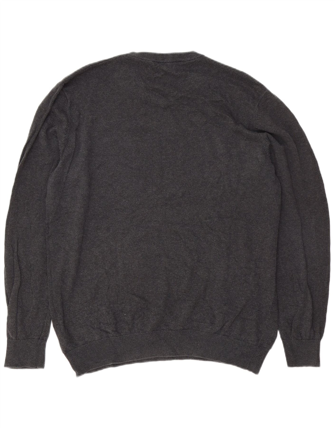 Suéter masculino Jack & Jones com decote em V XL algodão cinza