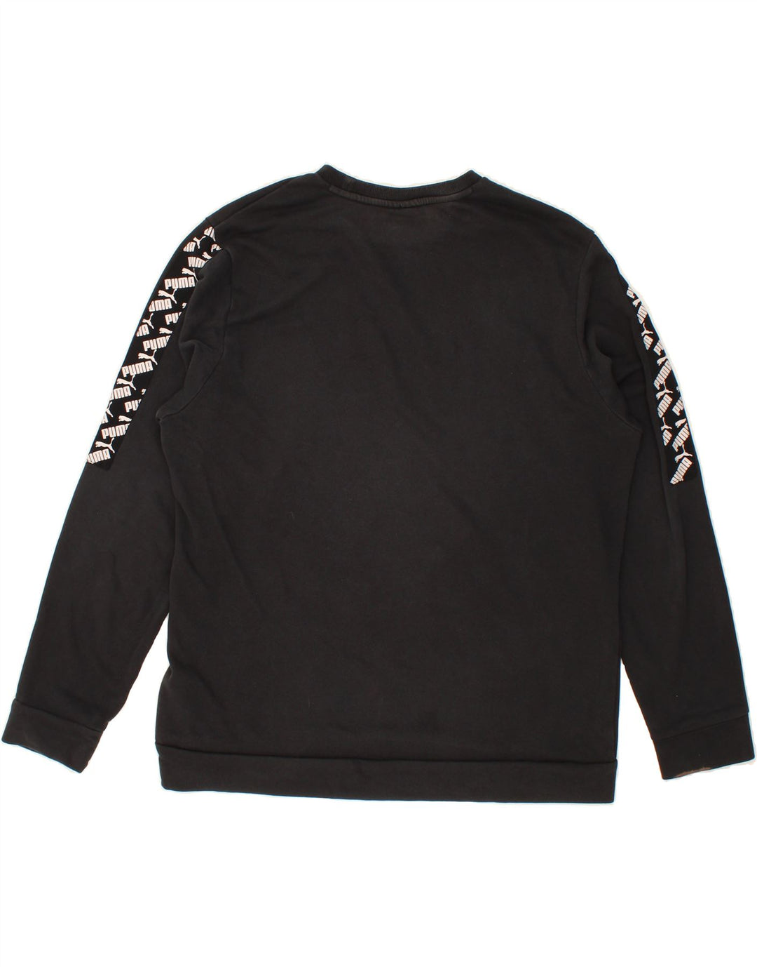 PUMA Mens Graphic Sweatshirt Jumper XL Black Cotton Vintage Puma and Second-Hand Puma from Messina Hembry 
