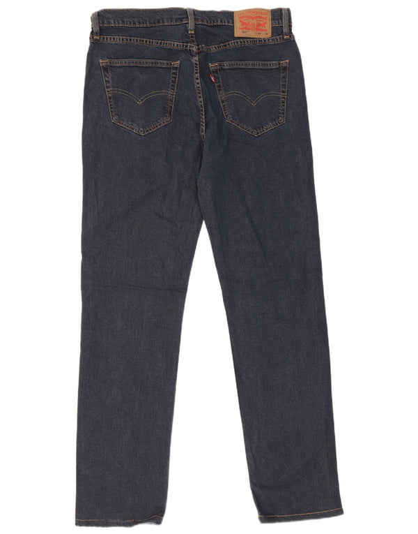 Levi's Masculino 511 Slim Jeans W34 L34 Azul Marinho Algodão