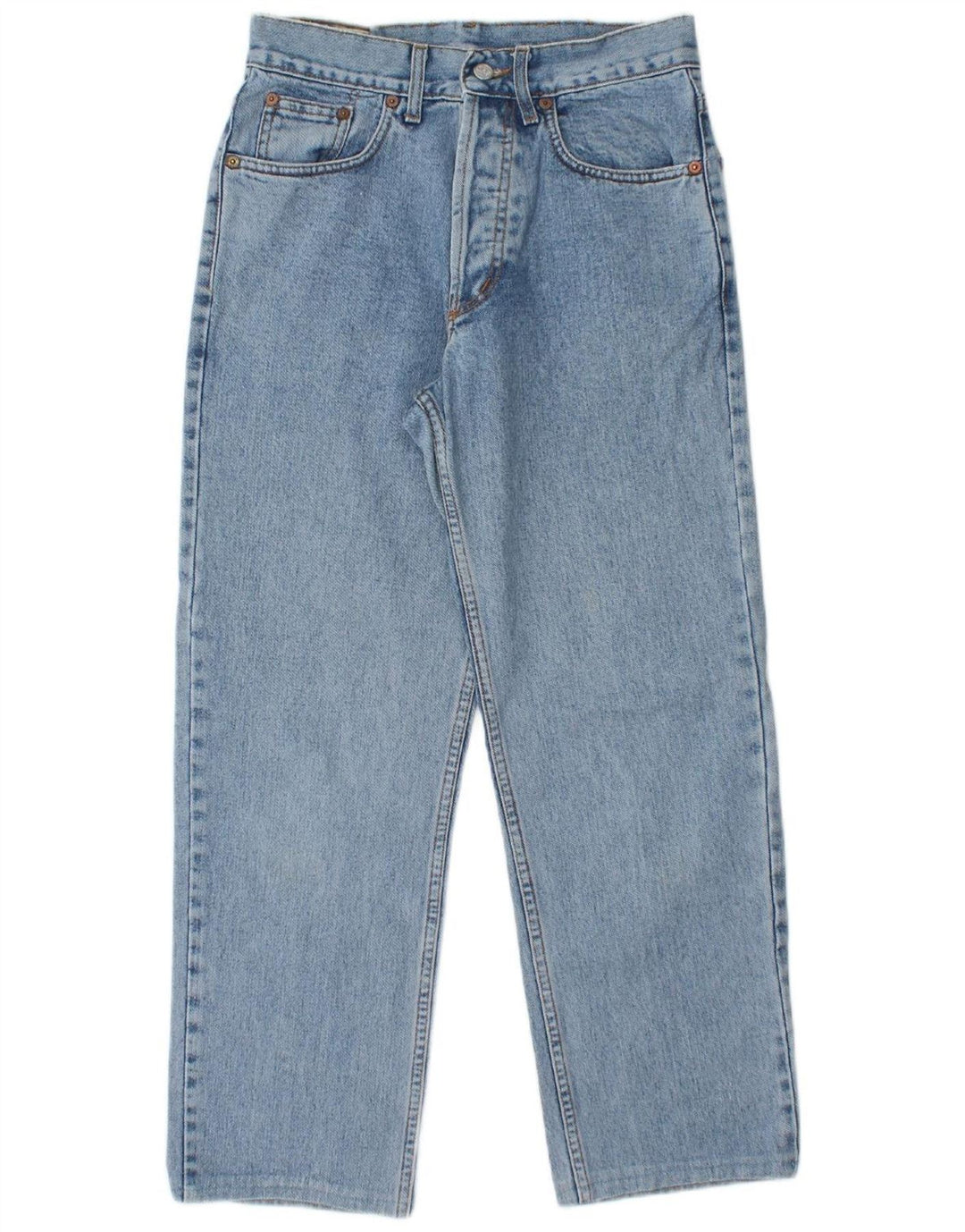 RIFLE Calça jeans reta cortada masculina W26 L25 azul
