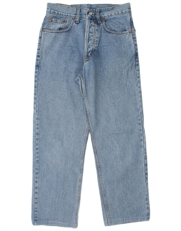 RIFLE Calça jeans reta cortada masculina W26 L25 azul