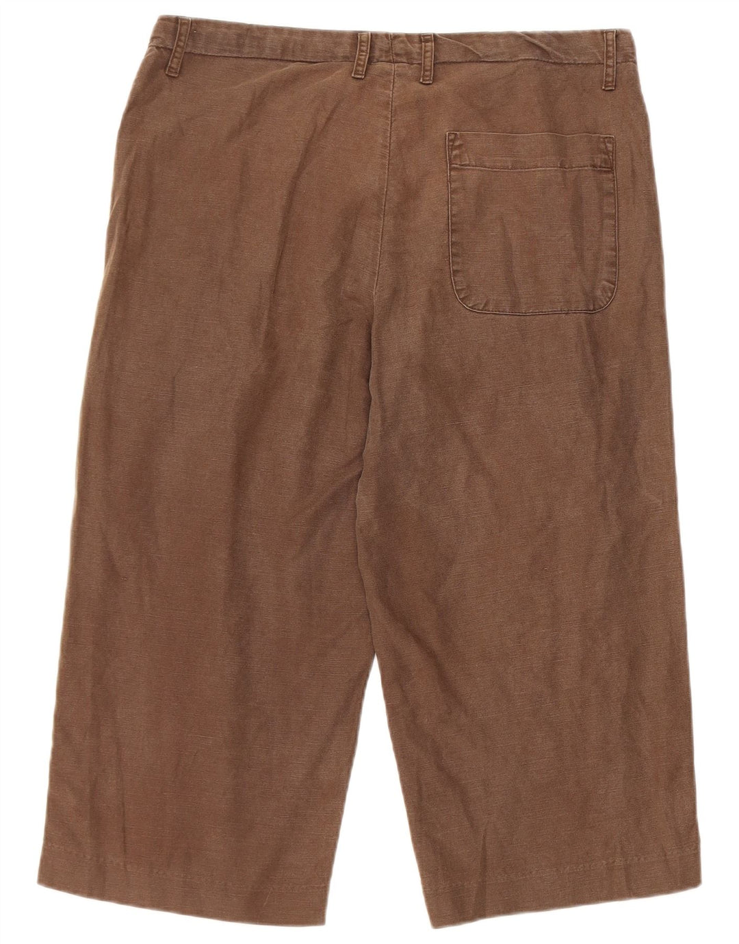Bermuda masculina Gap Regular Loose Fit Médio W32 Linho Marrom