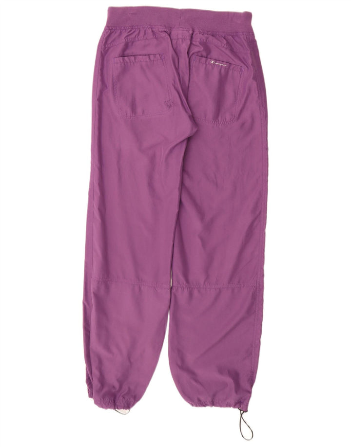 Calça de treino feminina CHAMPION UK 14 grande poliéster roxo