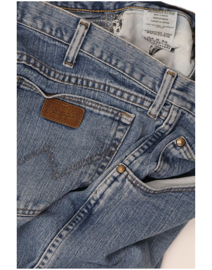 Jeans retos masculinos WRANGLER W34 L34 algodão azul