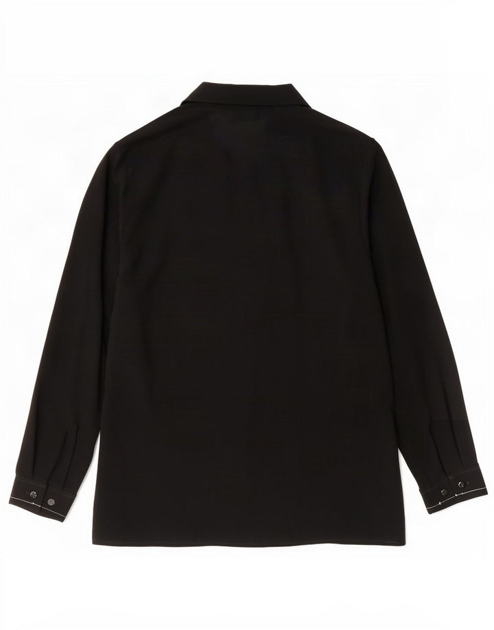 Blusa feminina Marks & Spencer com estampa St. Michael Reino Unido 14 grande preta