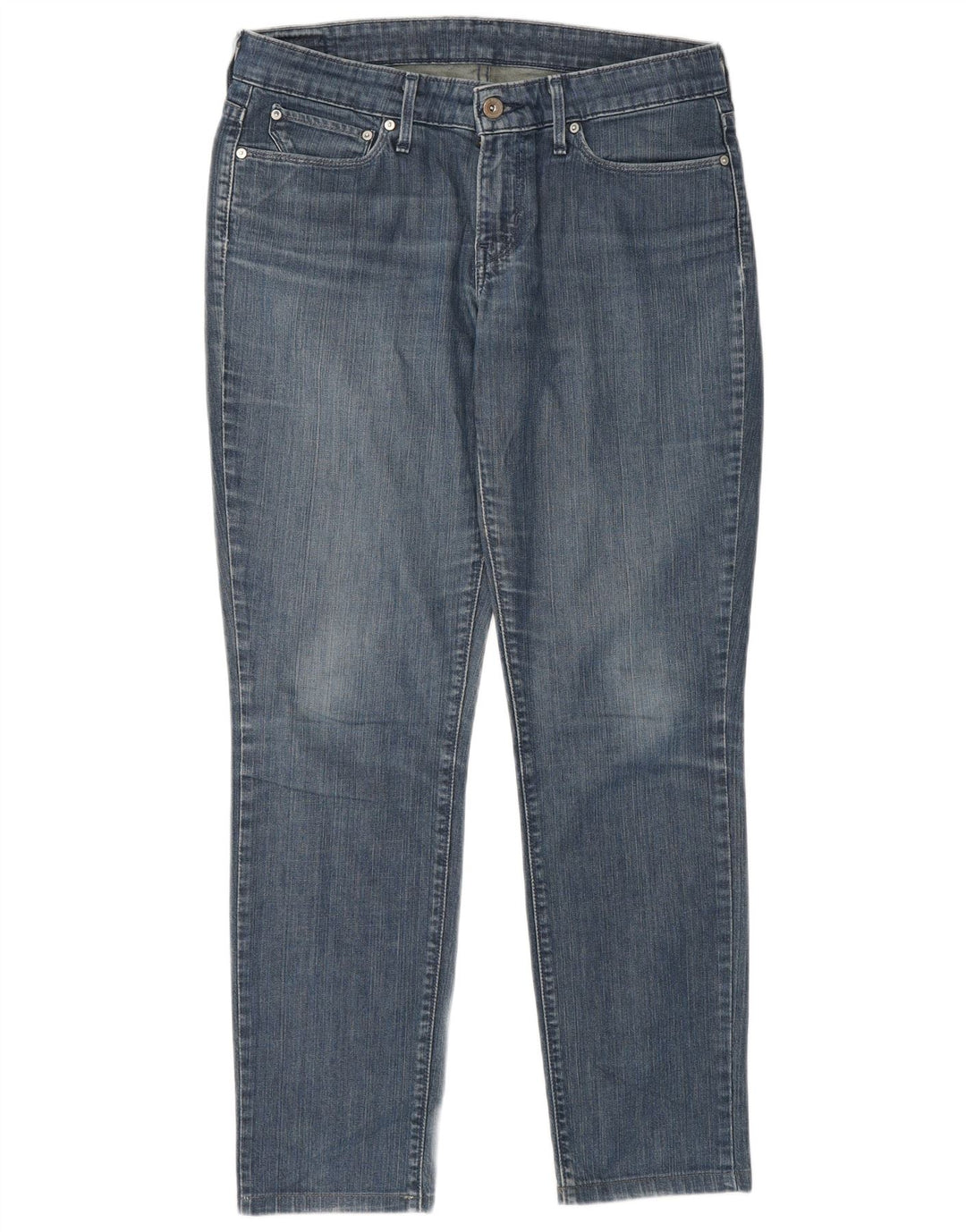 Calça Jeans Slim Feminina Levi's W29 L28 Azul Algodão
