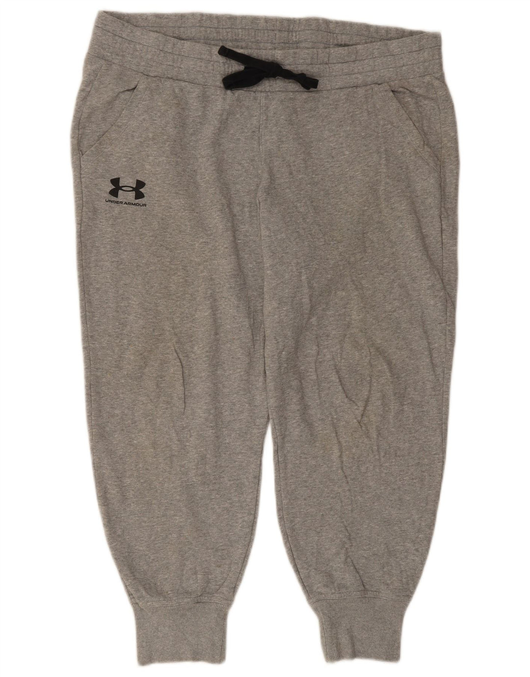 Calças de treino masculinas UNDER ARMOUR XL cinza algodão