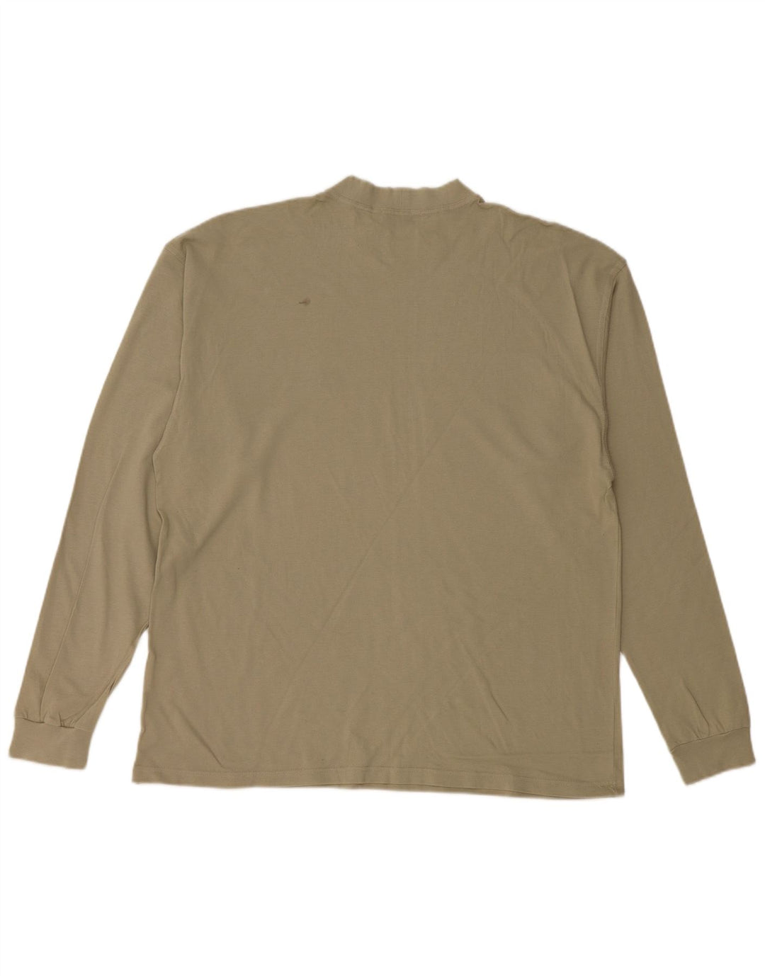 SERGIO TACCHINI Top masculino manga comprida grande algodão cáqui