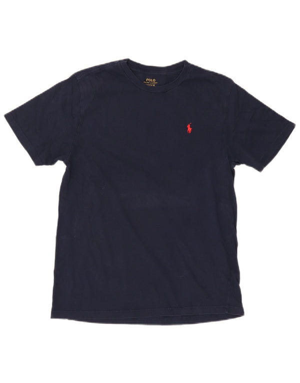 Camiseta Polo Ralph Lauren Meninos Top 14-15 Anos Grande Algodão Azul Marinho