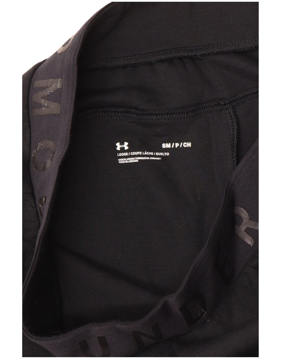 Calça de treino feminina Under Armour Graphic UK 10 pequena preta