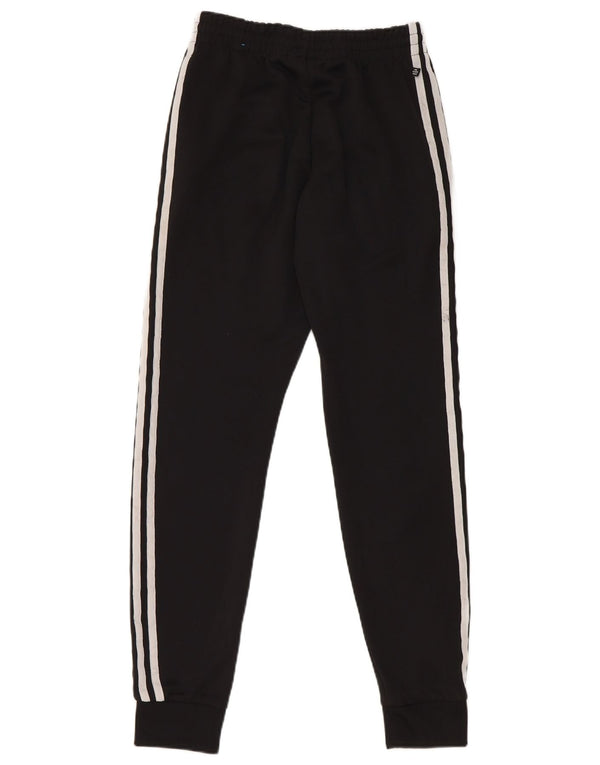 Adidas Womens Tracksuit Calças Joggers UK 6 XS Poliéster Preto
