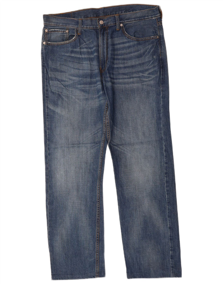 LEVI'S Masculino 751 Straight Jeans W38 L31 Azul Algodão