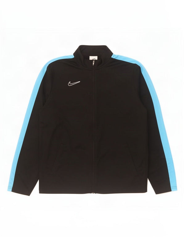 Jaqueta Nike Boys Dri Fit Tracksuit Top 13-14 Anos XL Preto Colourblock