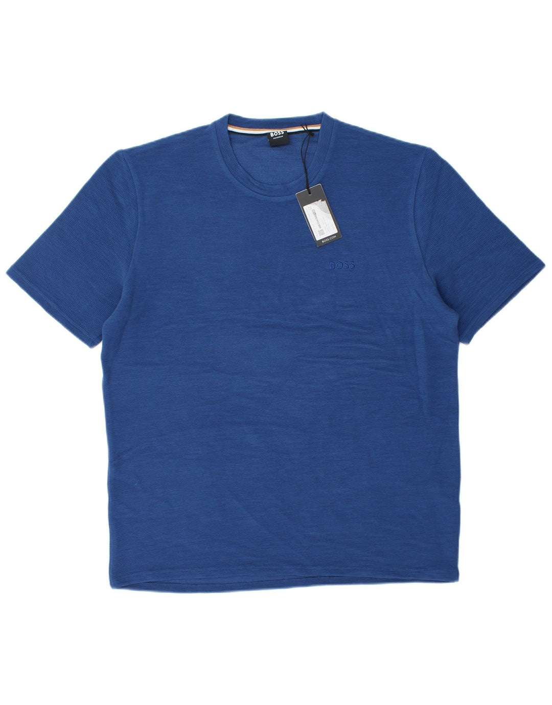 Camiseta masculina Hugo Boss Top Médio Azul Modal