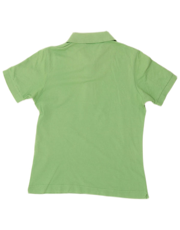 Camisa polo feminina Kappa UK 10 pequeno algodão verde