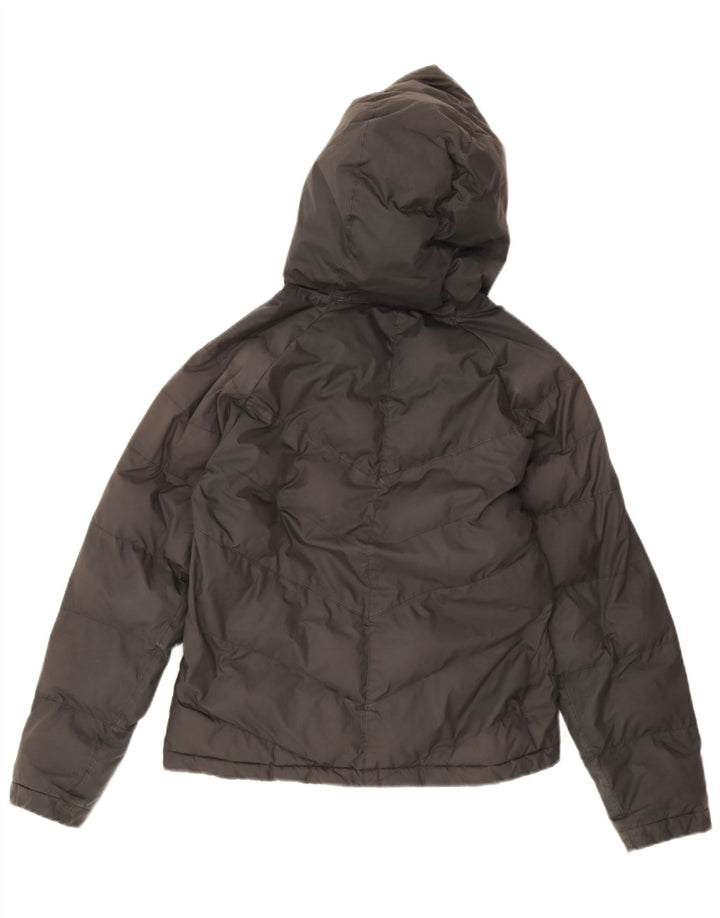 Jaqueta acolchoada com capuz Nike Boys 12-13 anos grande poliéster preto