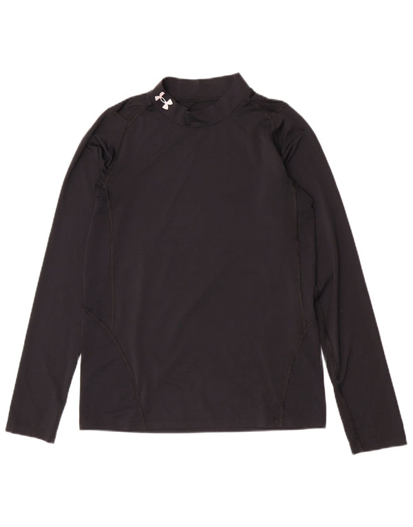 Under Armour Boys Heat Gear Top manga comprida 13-14 anos XL preto