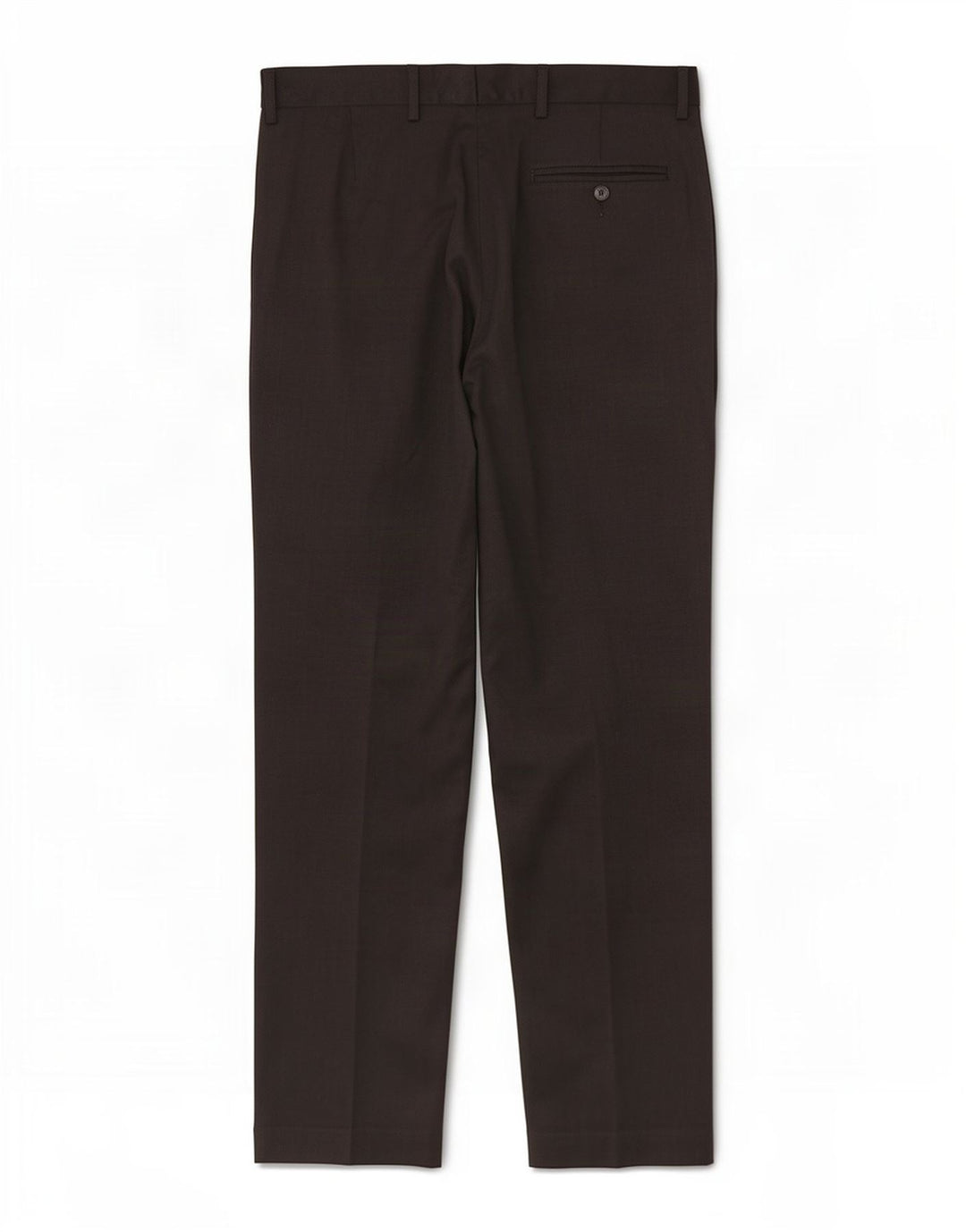 Calça masculina de ajuste regular Marks & Spencer W34 L33 lã preta