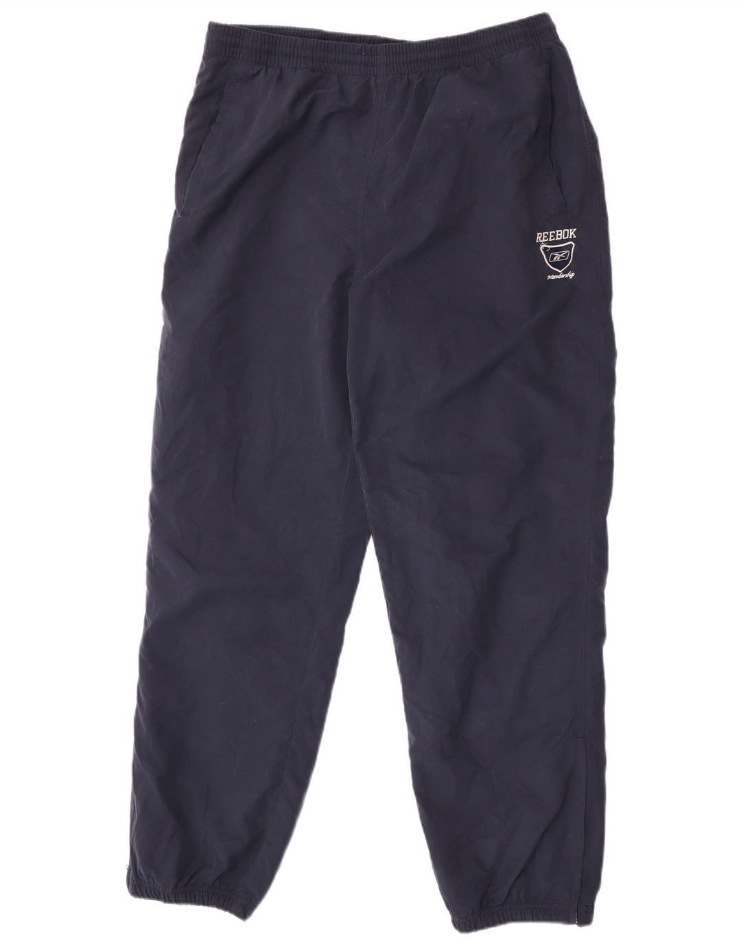 Calça de treino masculina Reebok Joggers grande azul marinho