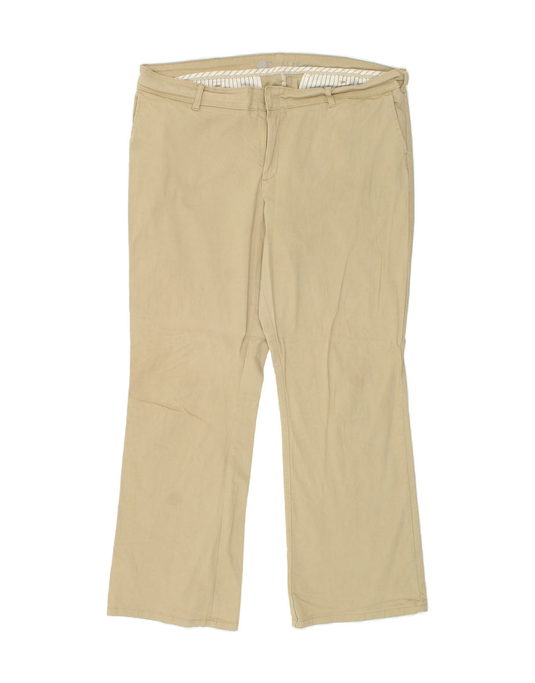 DICKIES Womens Bootcut Chino Trousers W38 L30 Beige Cotton Vintage Dickies and Second-Hand Dickies from Messina Hembry 