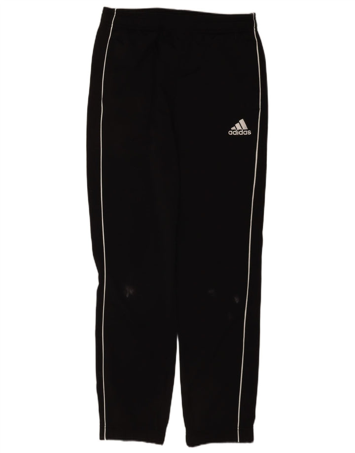 Adidas meninos calças de treino joggers 13-14 anos preto poliéster